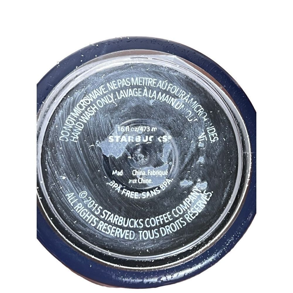 Starbucks 2015 Black and Gold Travel Mug Tumbler - Picture 3 of 3